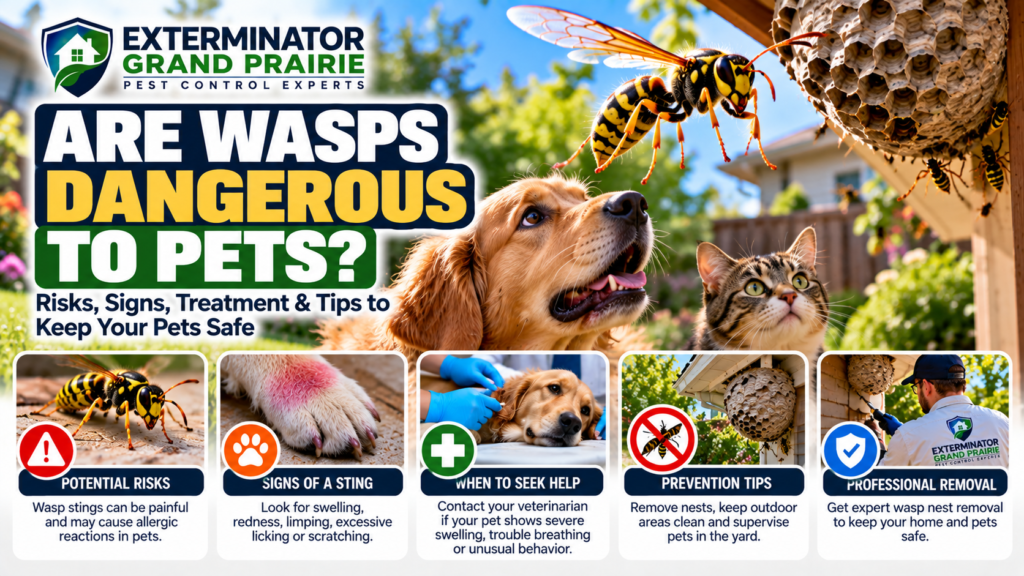 Are Wasps Dangerous to Pets?
