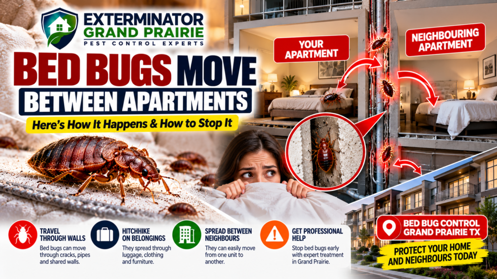 Bed Bugs Move Between Apartments